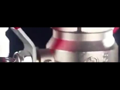 Messingkugelventil, Vollstrom, weiblich/weiblich, flacher Hebelgriff