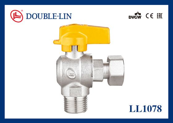 Rotierende weibliche Nuss M1/2 Gasleitungs-Kugelventil des Mannx " x F3/4“