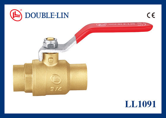 C/C Inch 1 4 Messingkugelventil Flachhebelgriff