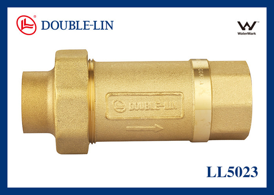 Messing Doppelrückschlagventil 3/4"×3/4" DIN259 Gewinde 16 Bar 120℃