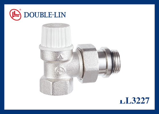 Handwerklicher Radiatorventil Winkel Typ 145psi 32°F bis 248°F Arbeitsdruck BS2779 Gewinde