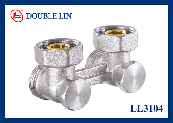 F3/4' X M3/4" Winkel Zwei-Rohrventile ISO228 Gewinde