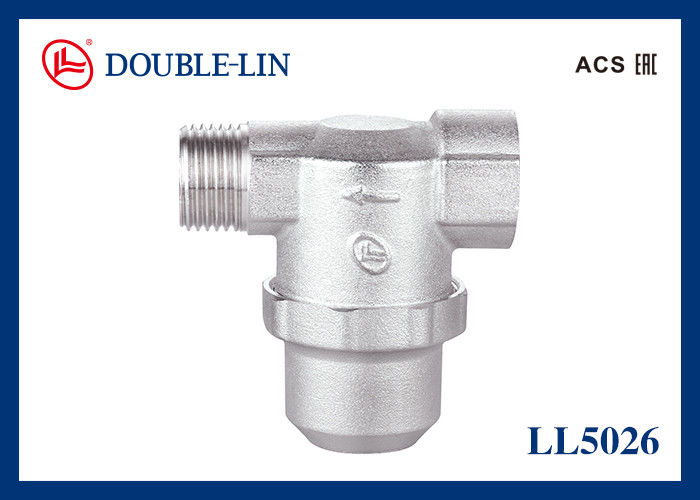 Weiblicher X Mann des Edelstahl-Filter-1" Messingt-Sieb